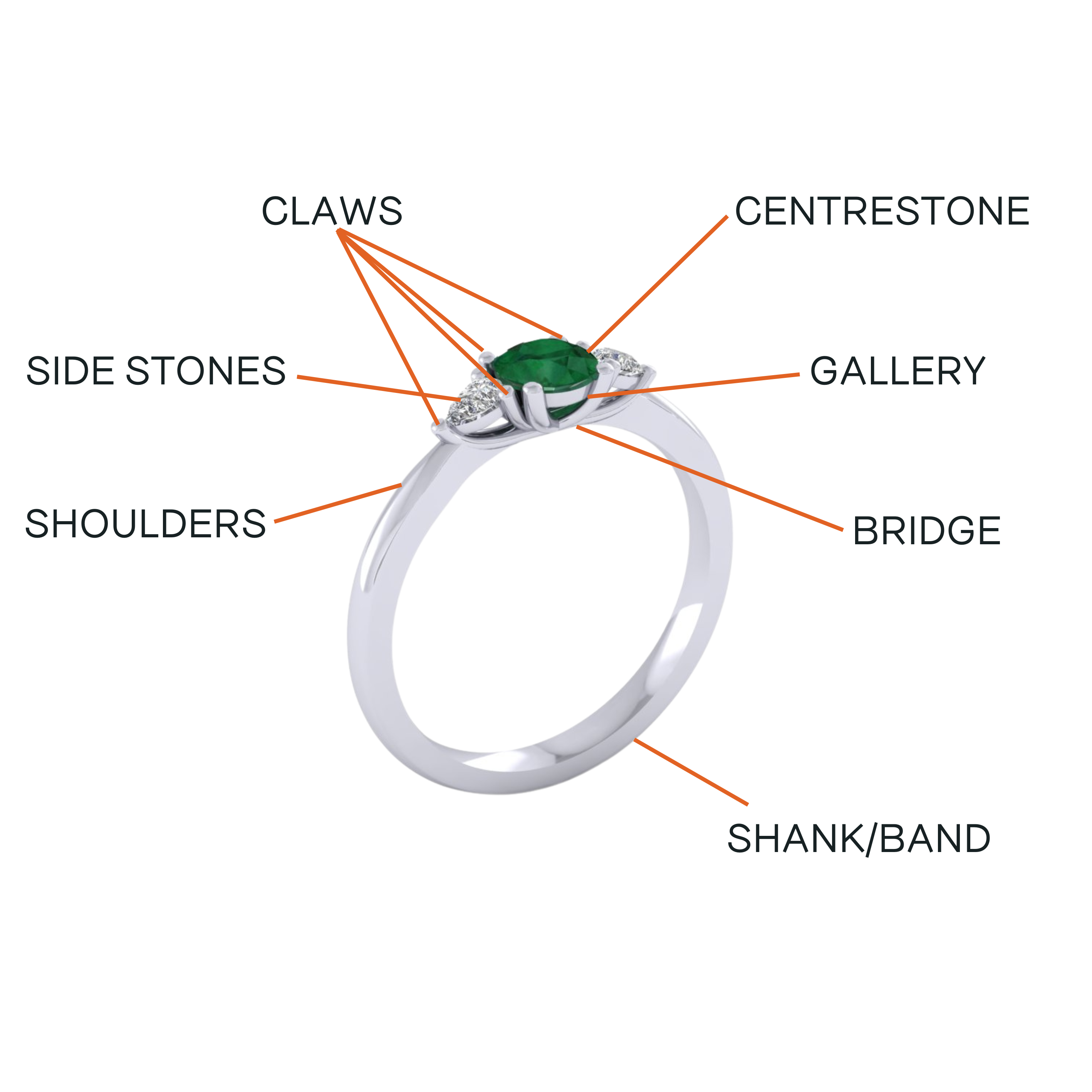 Ring parts names sale